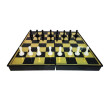 Jogo de Xadrez e Damas 2 em 1 com Tabuleiro Magnético