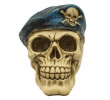 Caveira com Boina Cranio Decorativo Resinado D0244