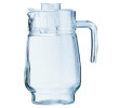 Jarra de Vidro 1,3 litros com Tampa em Acrílico Glassware 