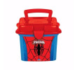 Lancheira Sanduicheira Mini Box Plástico C/alça 1l Spiderman