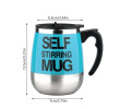 Caneca Mixer Eletrica Self Stirring Mug Agita Liquidos Café 