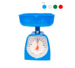 Balança de Cozinha 5kg com Visor Analógico Plástico - Bestfer-Azul